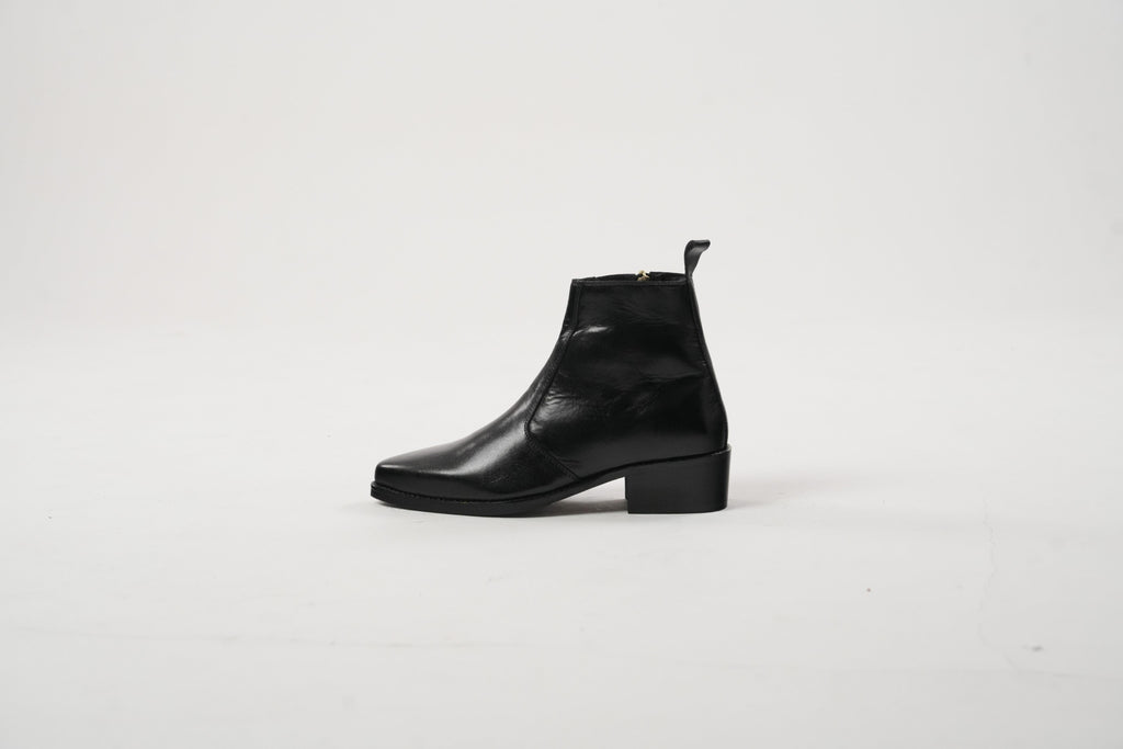 Onyx Calfskin Boots