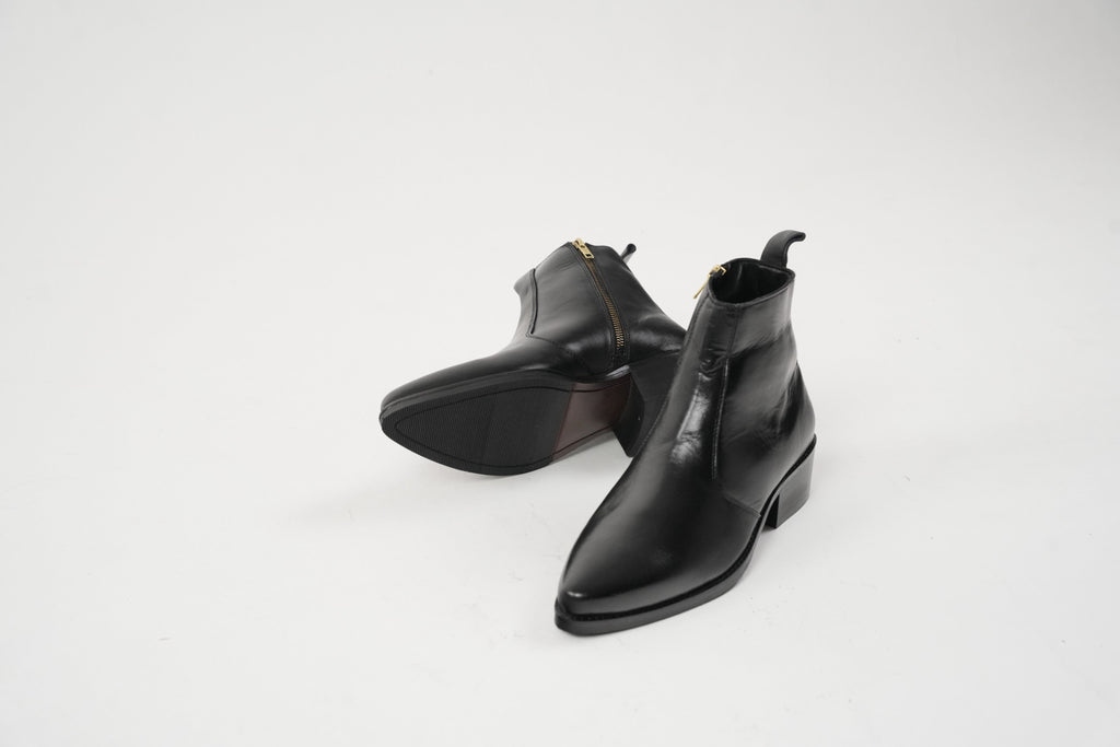 Onyx Calfskin Boots