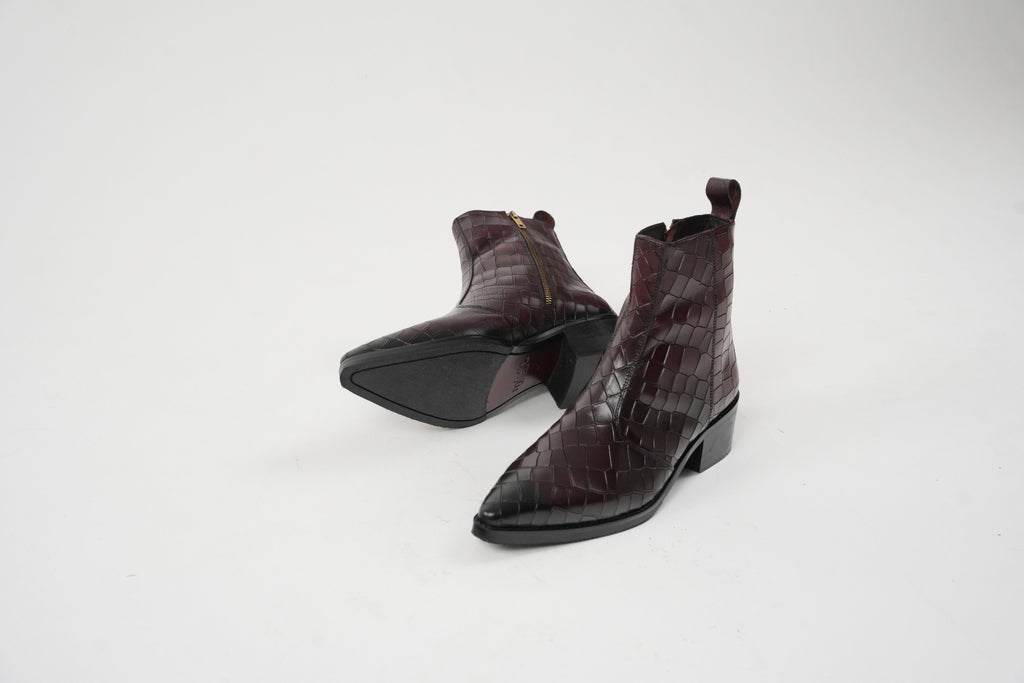 Burgundy Cuvier Boots