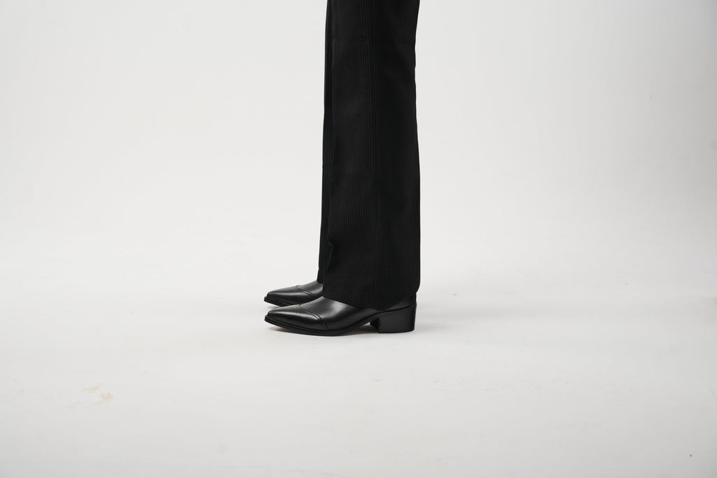 Onyx Calfskin Tennessee Boots