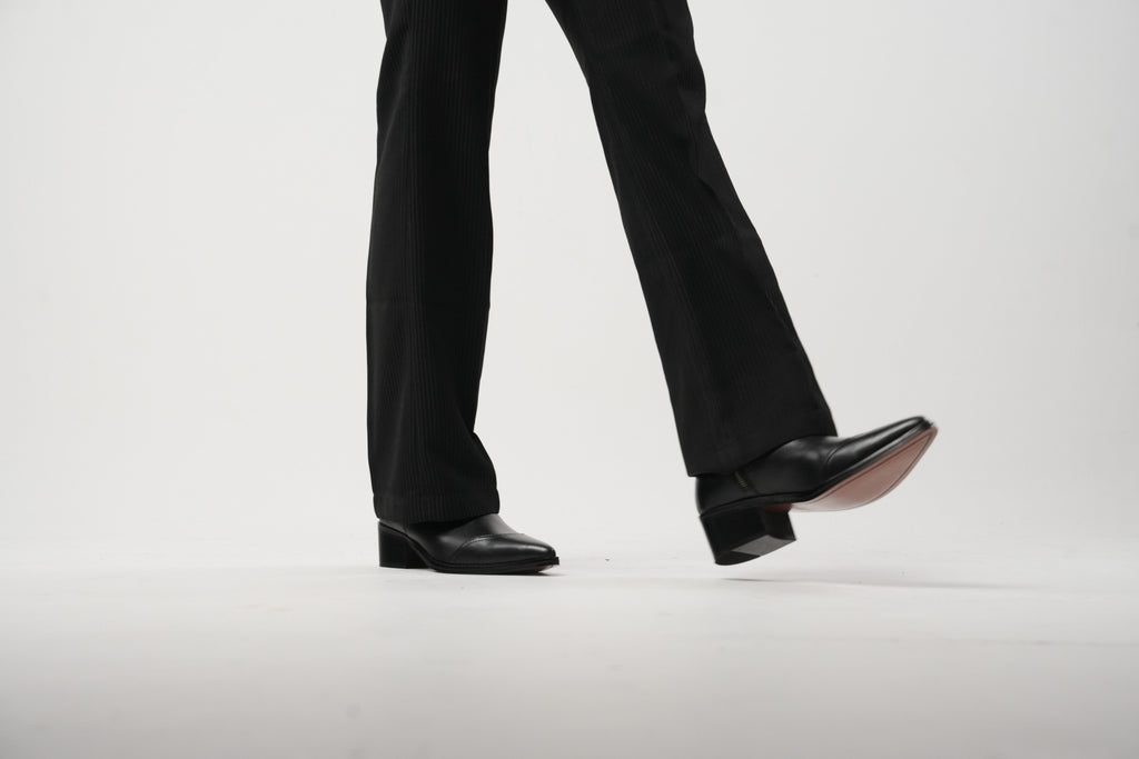 Onyx Calfskin Tennessee Boots