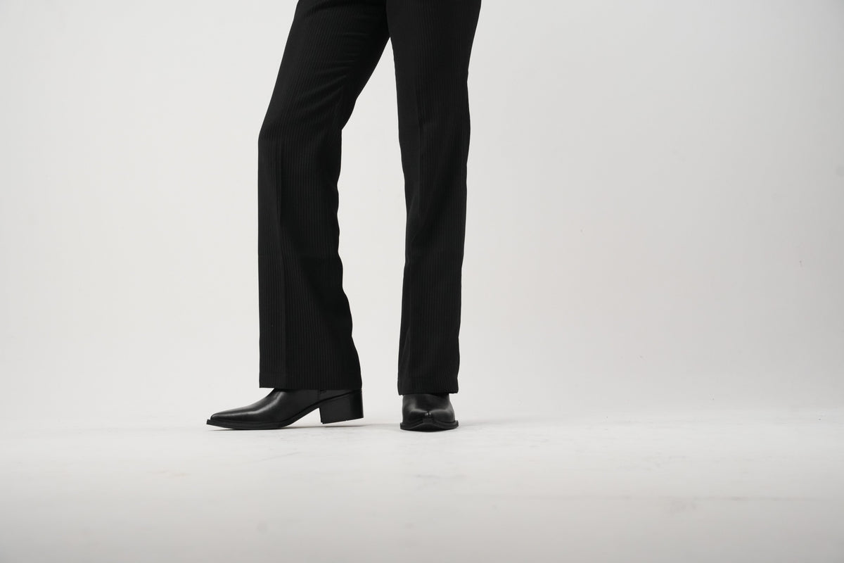 Obsidian Calfskin Boots