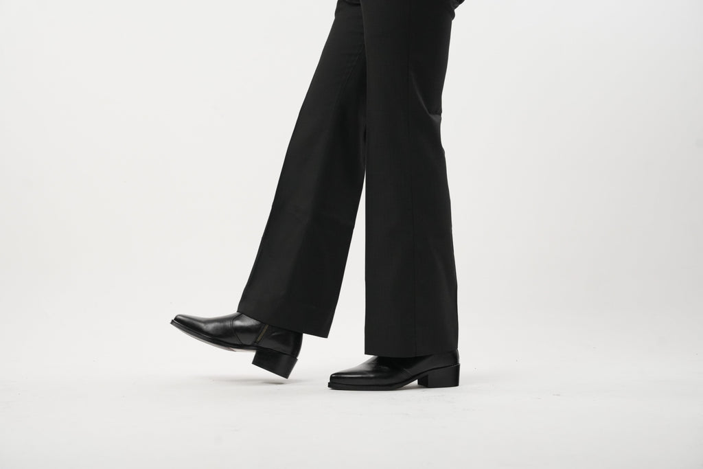 Onyx Calfskin Boots