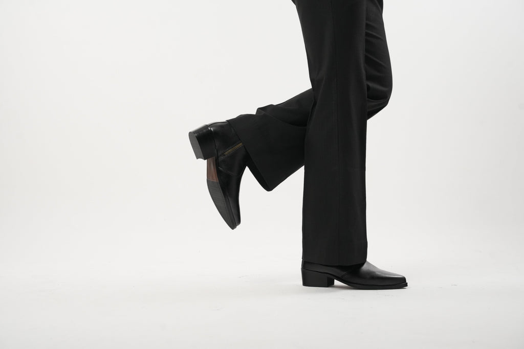 Onyx Calfskin Boots