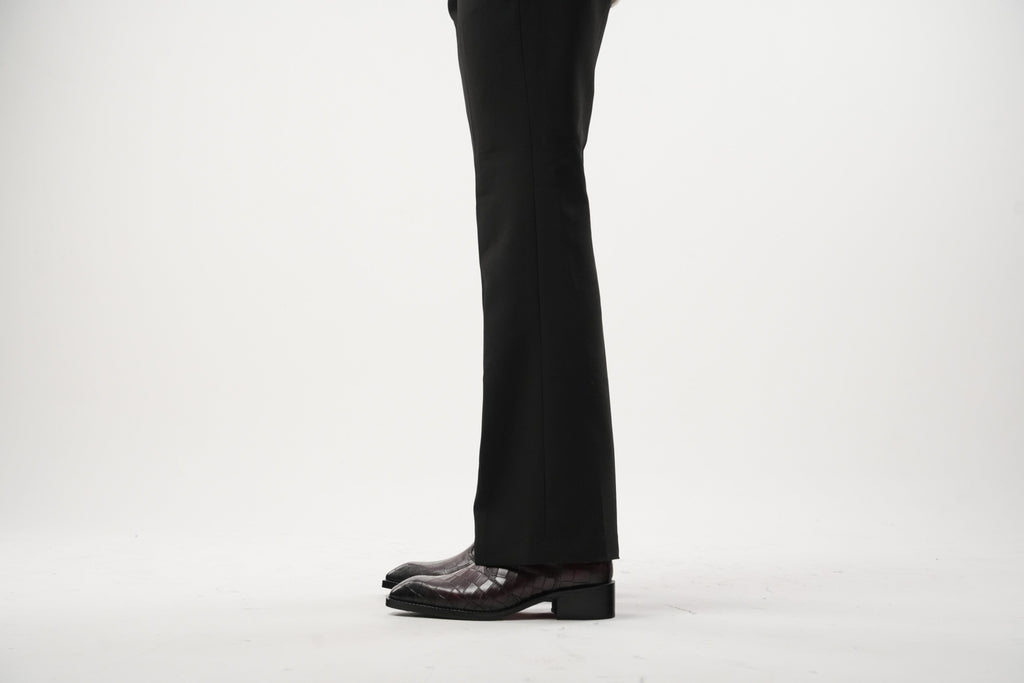 Burgundy Cuvier Chisel Toe Boots